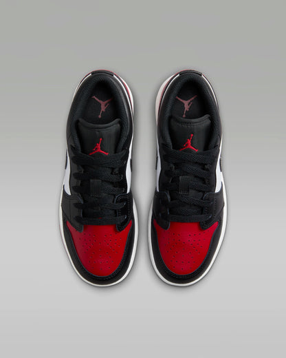 Air Jordan 1 Low GS Bred Toe 2023