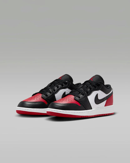 Air Jordan 1 Low GS Bred Toe 2023