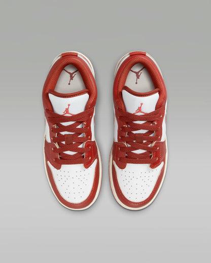 Air Jordan 1 Low GS Dune Red